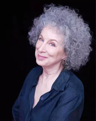 The Canadian Poet Margaret Atwood Paint by Number