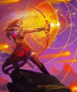 Sagittarius Zodiac Paint by Number