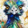 Aesthetic Emu Bird Paint by Number