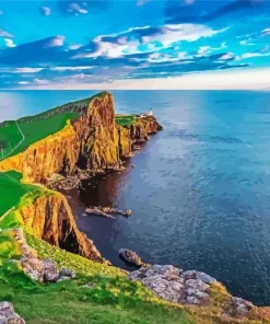 Aesthetic Shetland Landscape Paint by Number