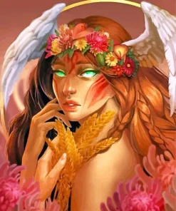 Aesthetic Virgo Woman Paint by Number