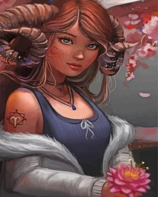 Fantasy Aries Paint by Numbers Fantasy Aries Paint by Number