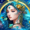 Pisces Zodiac Art Paint by Number