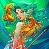 Pisces Zodiac Paint by Number