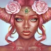 Taurus Zodiac Sign Girl Paint by Number