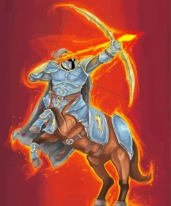 Zodiac Sagittarius Paint by Number