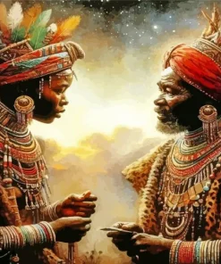 Zulu People Paint by Number