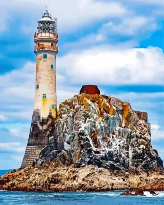 Fastnet Lighthouse Paint by Numbers