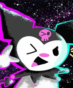 Aesthetic Kuromi Paint by Numbers