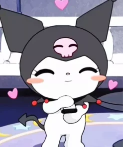 Kuromi Jester Rabbit Paint by Numbers