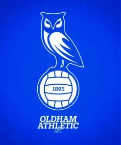 Oldham Football Club Logo Paint by Number