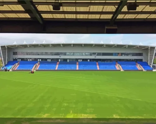 Oldham Football Club Stadium Paint by Number