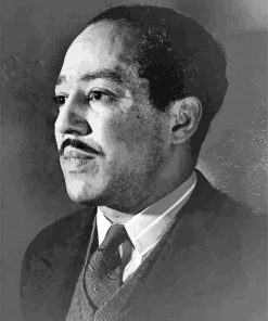 Black And White Langston Hughes Paint By Number