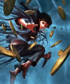 Mistborn Novel Character Paint by Numbers