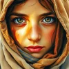 Arab Girl Paint by Number