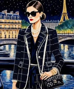 Chanel Girl Paint by Number