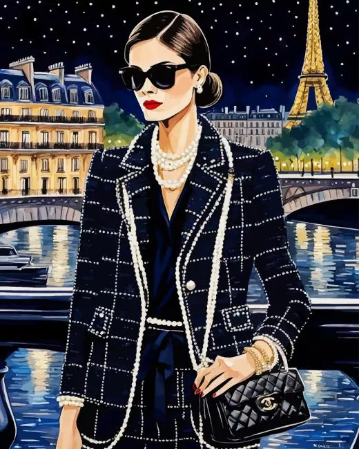 Chanel Girl Paint by Number Chanel Girl Paint by Number