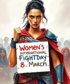 Happy Warriors Day Paint by Number