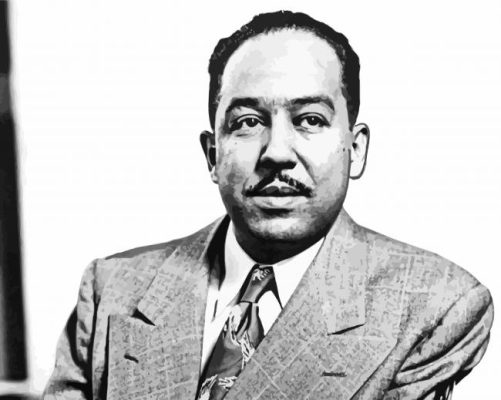 Monochrome Langston Hughes Paint By Number