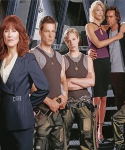 Battlestar Galactica Characters Paint By Number