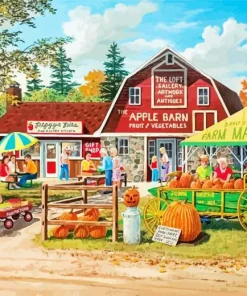 Harvest Market Paint By Numbers