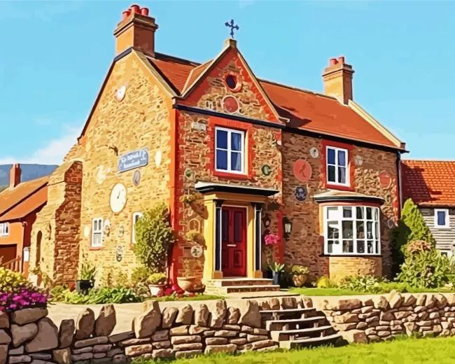 Herefordshire- art paint by numbers Herefordshire Art Paint By Numbers