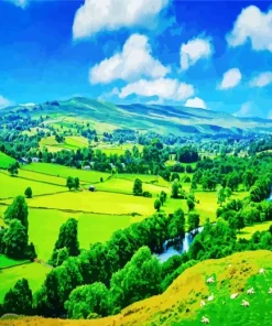 Herefordshire Landscape Paint By Numbers