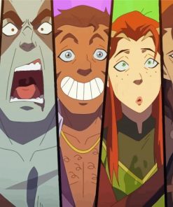 Legend of Vox Machina Characters Paint By Number