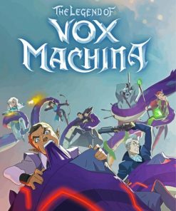 Legend of Vox Machina Poster Paint By Numbers