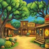 Aesthetic Luckenbach Texas Paint By Numbers
