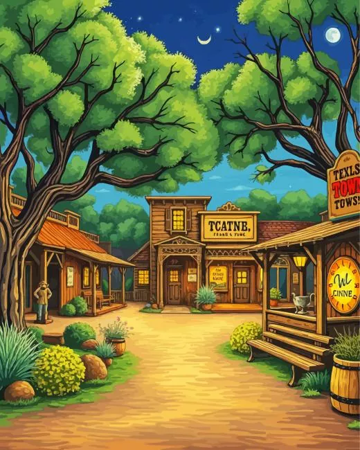 aesthetic luckenbach texas paint by numbers Aesthetic Luckenbach Texas Paint By Numbers
