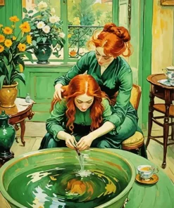 Aesthetic Sorority Art Paint By Numbers