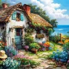 Cottage Seaview Paint By Numbers