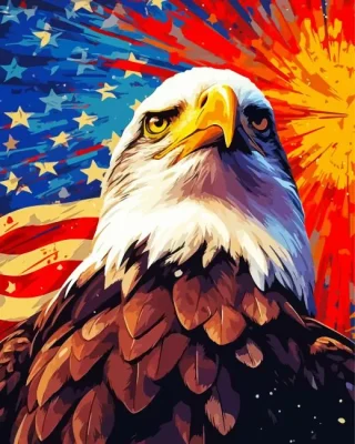 Eagle of Liberty Paint By Number