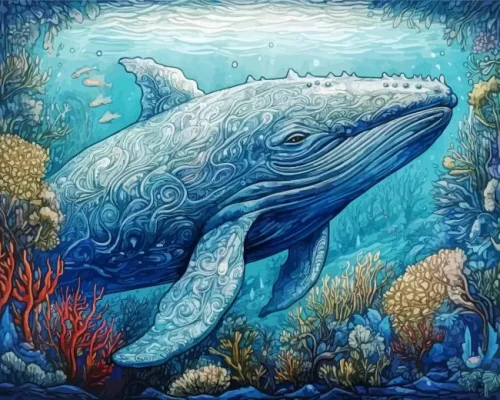 Humpback Whale Paint By Numbers