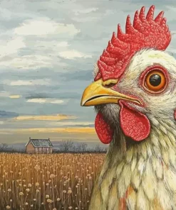 Leghorn Chicken Paint By Numbers