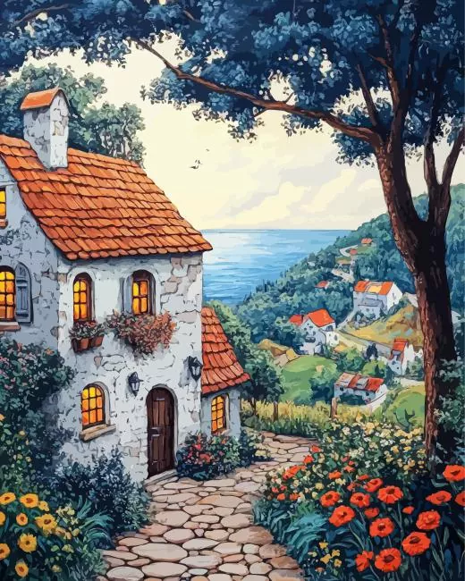 Pastoral Sight paint by numbers