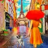 Streets Of Paris Paint By Number