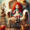 Raggedy Ann Doll Paint By Numbers