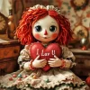 Cute Raggedy Ann Paint By Numbers