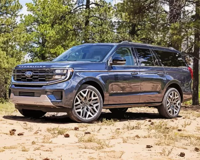 ford expedition art paint by number Ford Expedition Art Paint By Numbers