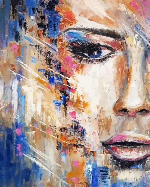 The Woman Infinity paint by number The Woman Infinity Paint By Numbers