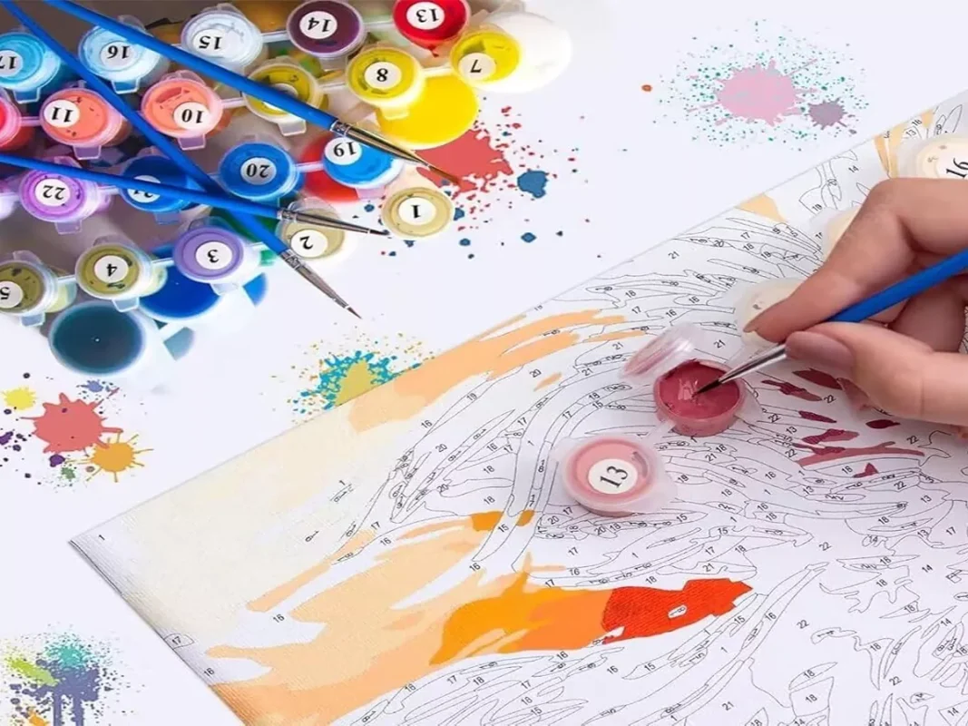 Coloring by Numbers Helps You Focus