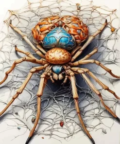 Aesthetic Tarantulas Art Paint By Numbers