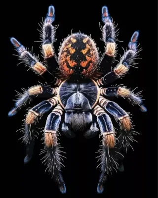Aesthetic Tarantulas Paint By Numbers