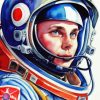 Yuri Gagarin Art Paint By Numbers