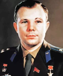 Yuri Gagarin Portrait Paint By Numbers