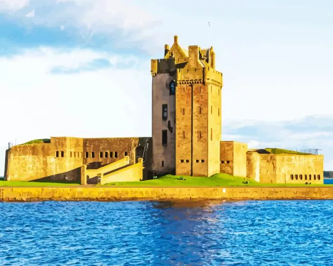 Broughty Castle Museum paint by numbers