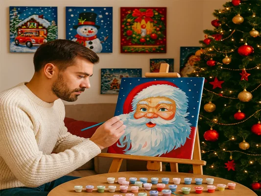 Make Your Holidays Brighter with Christmas Paint by Numbers
