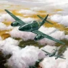 Me 262 Airplane Paint By Number